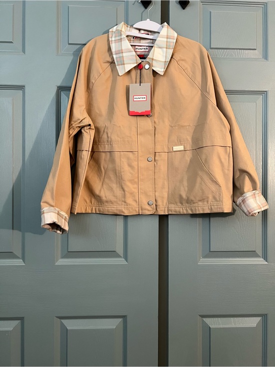 Hunter Jackets & Blazers - Hunter Denim Collared Jacket.